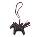 【中古】エルメス HERMES ロデオ ペガサス PM バッグチャーム アニョーミロ ルージュセリエ ルージュアッシュ ブラック B刻印 2023年 美品 メン...