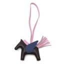 【中古】エルメス HERMES ロデオ ペガサス PM バッグチャーム アニョーミロ ルージュセリエ ブルーサフィール モーヴシルベストル B刻印 2023年 ...