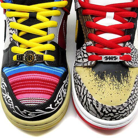 【中古】ナイキ エスビー NIKE SB ダンク ロー ワット ザ ポール DUNK LOW PRO QS WHAT THE P-ROD スニーカー CZ2239-600 マルチカラー 26.5cm メンズ 【ベクトル 古着】 250505