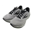 【中古】ブルックス BROOKS アドレナリン GTS 22 ランニングシューズ スニーカー グレー ブラック 27cm 1103662E012 美品 メンズ 【ベクトル 古着】 250515(4)
