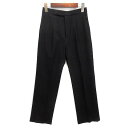 【中古】スピック&スパン Spick&Span ドライタッチ バックスリット ストレート パンツ ブラック 黒 34 21SS 美品 レディース 【ベクトル 古着】 250520(4)