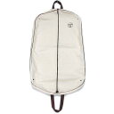【中古】エルメス HERMES ガーメントケース 衣装 衣類収納カバー アイボリー ブラウン 110cm×60cm 【ベクトル 古着】 250526