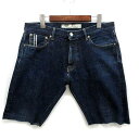 【中古】ブルーサクラ BLUE SAKURA デニム ショーツ ショートパンツ セルビッチ 赤耳 インディゴ 34 メンズ 【ベクトル 古着】 250627