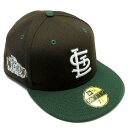 【中古】ニューエラ NEW ERA 59FIFTY ビーブロ 2011ワールドシリーズ クーパーズタウン セントルイス カージナルス キャップ 7 1/2 59...