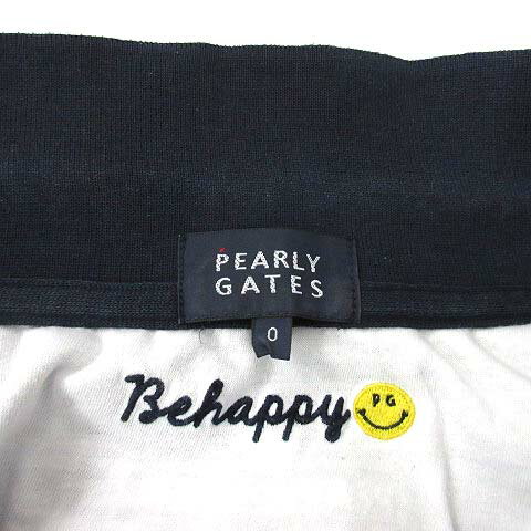 【中古】パーリーゲイツ PEARLY GATES ポロシャツ ワンピース カノコ 半袖 刺繍 ネ...