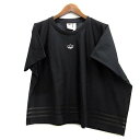 【中古】未使用品 アディダス adidas PRIMEGREEN アシンメトリー Tシャツ 半袖 ブラック 黒 L GN3188 レディース 【ベクトル 古着】 250708