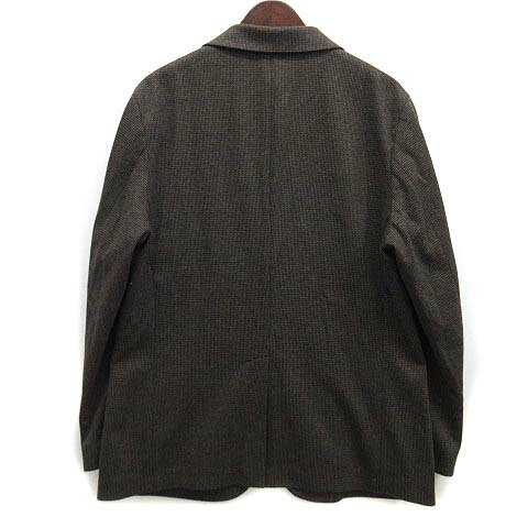 【中古】ユニクロ UNIQLO スーツ セットアップ ストレッチジャージー コンフォート 2B ジャケット ワイドパンツ チドリ 茶 ブラウン L メンズ 【ベクトル 古着】 250722
