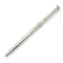 【中古】ティファニー TIFFANY & CO. Tクリップ ツイスト ボールペン スターリングシルバー 925 ピンクバンド 【ベクトル 古着】 250908