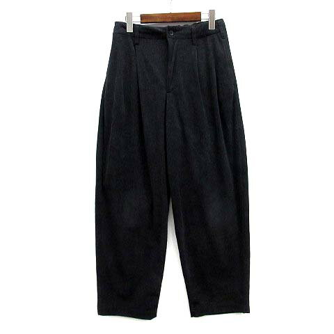 【中古】ビームスハート BEAMS HEART バルーン コーデュロイ イージーパンツ チャコールグレー S 42-23-0022-147 メンズ 【ベクトル 古..