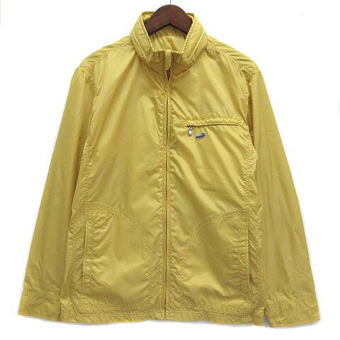 【中古】クロコダイル CROCODILE 花粉ガード ブルゾン ジャケット 収納フード リフレクター 撥水加工 ..