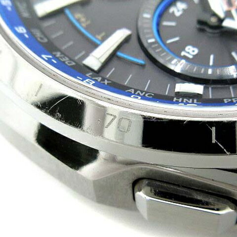 【中古】カシオ CASIO オシアナス GPS ハイブリッド 電波ソーラー 腕時計 チタン OCW-G1000-1AJF メンズ 【ベクトル 古着】 251109