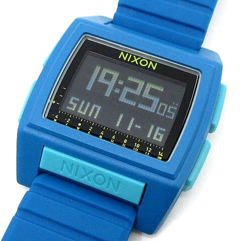 【中古】ニクソン NIXON ベースタイドプロ THE BASE TIDE PRO デジタル ウォッチ 腕時計 A1307-1543 Sapphire サファイア 美品 メンズ 【ベクトル 古着】 251109