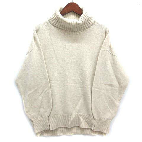 【中古】スピック&スパン Spick&Span ウール カシミヤ タートルネック プルオーバー ニット セーター ..