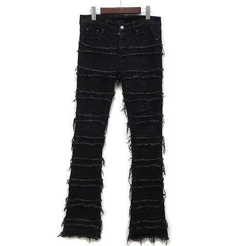 ミニマル mnml パネルド スキニー スタックド デニム パンツ ジーンズ X597 PANELED SKINNY STACKED DENIM ブラック 黒 30 メンズ  260708