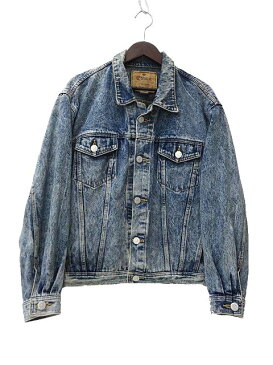 EDWIN GUARANTEED エドウィン ケミカルウォッシュ加工 デニム ジャケット Gジャン L インディゴ メンズ 【中古】【ベクトル 古着】 181203 古着 買取&販売 ベクトルイズム