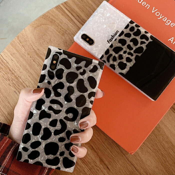 iPhoneケース アニマル 柄 スクエア型 | iPhoneSE2 第2世代 iPhoneX iPhone8 8Plus iPhone7 7Plus iPhone6 iPhone6s Plus スマホ スクエア TPU ソフトケース おしゃれ 可愛い シンプル 鏡 アイフォン スマホケース レオパード 豹柄 ヒョウ柄