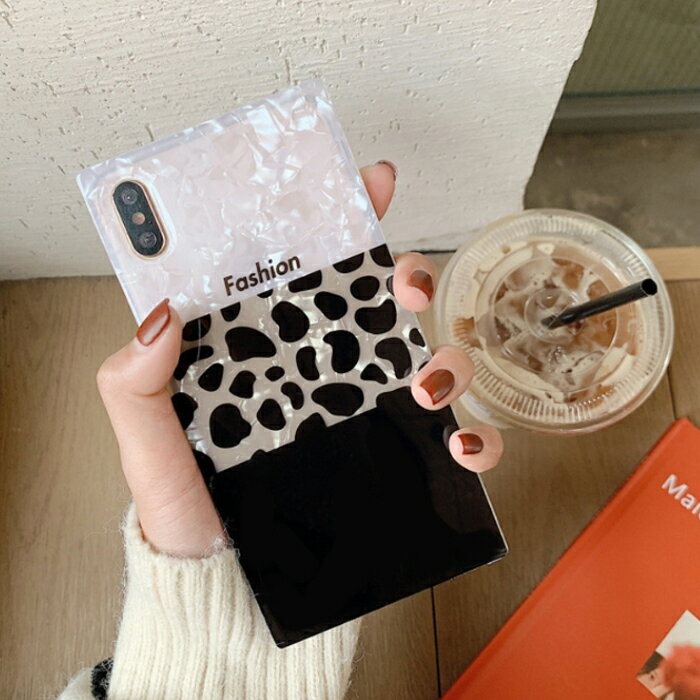 iPhoneケース アニマル 柄 スクエア型 | iPhoneSE2 第2世代 iPhoneX iPhone8 8Plus iPhone7 7Plus iPhone6 iPhone6s Plus スマホ スクエア TPU ソフトケース おしゃれ 可愛い シンプル 鏡 アイフォン スマホケース レオパード 豹柄 ヒョウ柄