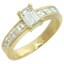 K18 YG リング バケット ダイヤモンド 0.763ct 0.86ct 実寸 11.5号 18金 イエローゴールド ソーティング付 指輪 ジュエリー おしゃれ アクセサリー レディース メンズ 母の日 父の日 誕生日 プレゼント 送料無料 【中古】