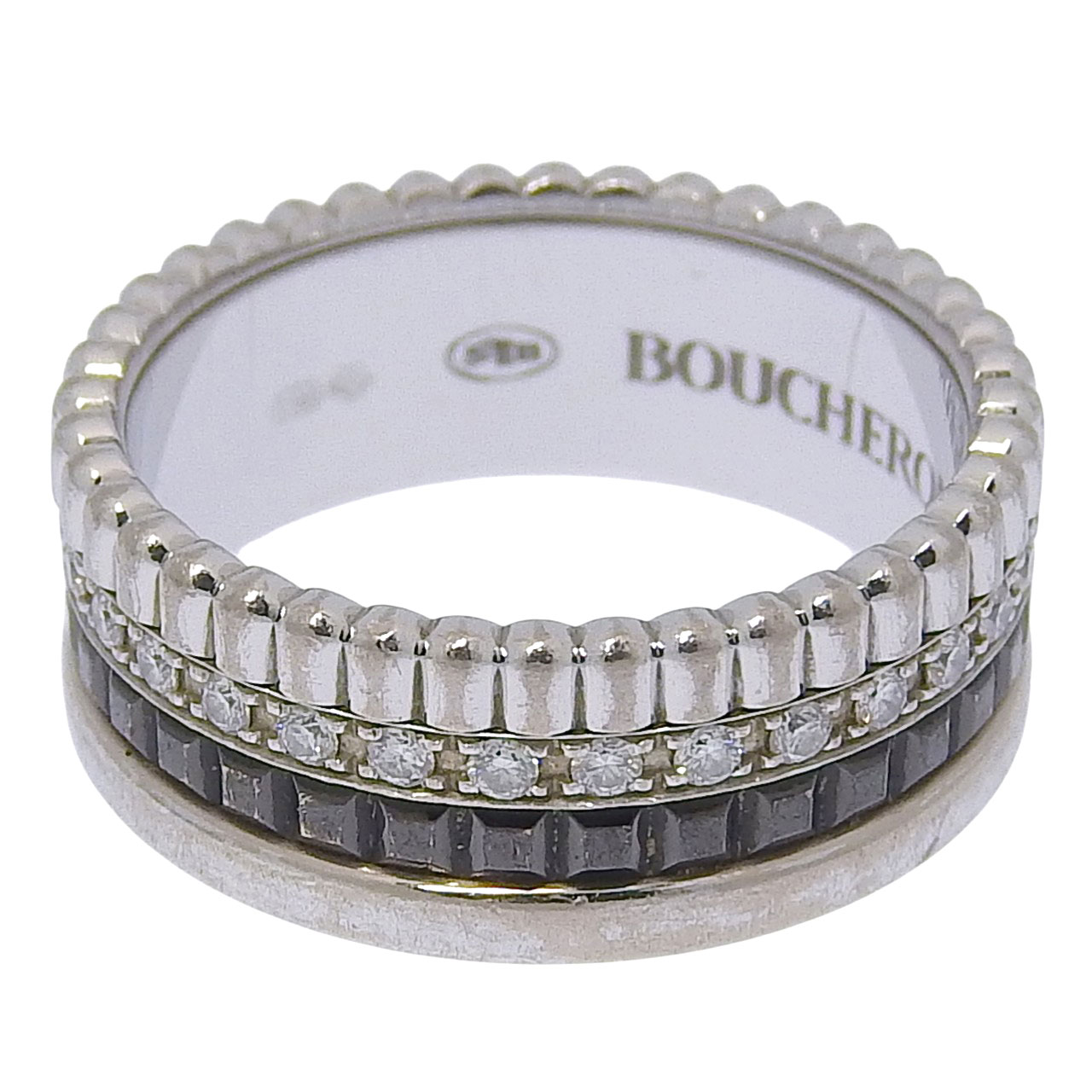 BOUCHERON ブシュロン K18 750 WG キャトルブラック ダイヤモンド リング スモール PVD #47 7号 ホ re-road-10001164 RE・ROAD サンプル画像2