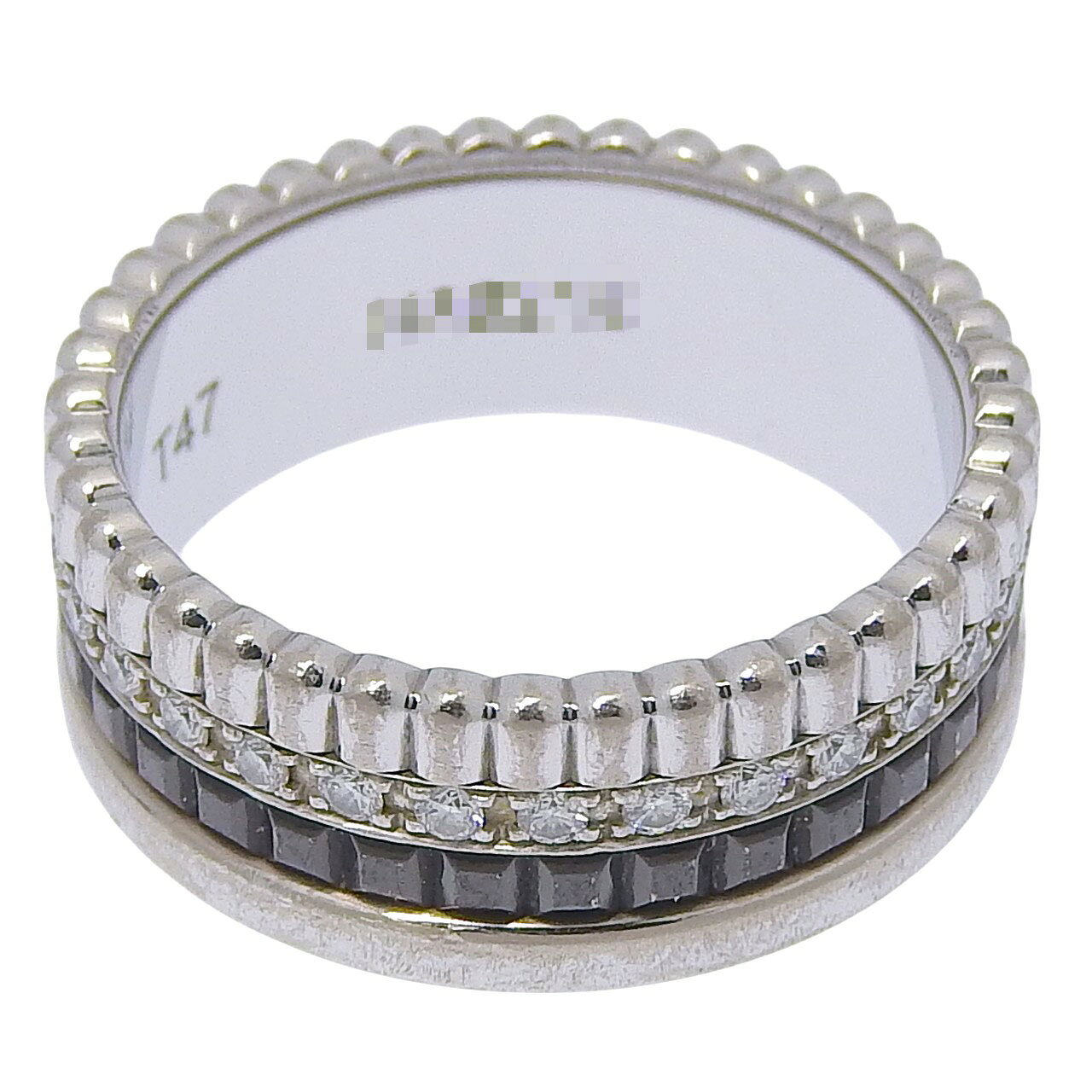 BOUCHERON ブシュロン K18 750 WG キャトルブラック ダイヤモンド リング スモール PVD #47 7号 ホ re-road-10001164 RE・ROAD サンプル画像3