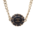 CHANEL シャネル ココマーク チョーカー ネックレス メタル レザー ロイヤルシルバー ブラック 42 50cm B16 B刻印 ジュエリー アクセサリー おしゃれ レディース 母の日 誕生日 プレゼント 送料無料 【中古】(4)