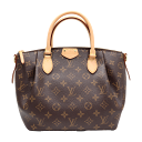 Louis Vuitton ルイヴィトン テュレンPM モノグラム M48813 2way ハンドバッグ ショルダーバッグ ブラウン ゴールド金具 バッグ おし...