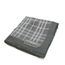 ワンダフルデー♪全品P10倍メール便対応OK【売れ筋】【未使用ハンカチ】BURBERRYバーバリーハンカチ【グレー系】
