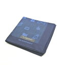 暑い日はお家でお買い物♪全品P10倍メール便対応OK【売れ筋】】【限定1枚】【未使用ハンカチ】BURBERRYバーバリーハンカチ【ネイビー系】