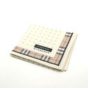 ワンダフルデー♪全品P10倍メール便対応OK【売れ筋】【未使用ハンカチ】BURBERRY ハンカチ【ベージュ系】