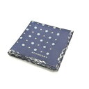 ワンダフルデー♪全品P10倍メール便対応OK【売れ筋】】【限定1枚】【未使用ハンカチ】BURBERRYバーバリーハンカチ【ネイビー系】