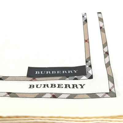 スーパーセール♪全品P10倍メール便対応OK【売れ筋】】【限定1枚】【未使用ハンカチ】BURBERRYバーバリーハンカチ【ベージュ系】
