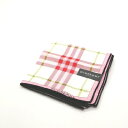 ワンダフルデー♪全品P10倍メール便対応OK【売れ筋】】【限定1枚】【未使用ハンカチ】BURBERRYバーバリーハンカチ【ホワイト系】