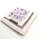 暑い日はお家でお買い物♪全品P10倍メール便対応OK【売れ筋】【限定1枚】【未使用ハンカチ】BURBERRY ハンカチ【パープル系】