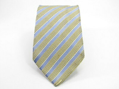 当店はやります♪20迄P10倍【売れ筋】 【値下げ】【中古ネクタイ】メール便対応OKBURBERRY バーバリーネクタイ【ストライプ・レジメンタル系】【イエロー系】【ランクAB】【ネクタイ中古】