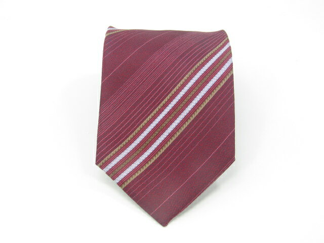 Rakuten - 月末も当店でお買物でお買い物♪P10倍【中古ネクタイ】【値下げ】メール便対応OKBROOKS BROTHERSブルックスブラザーズネクタイ【ストライプ・レジメンタル系】【レッド系】【ランクA】【ネクタイ中古】