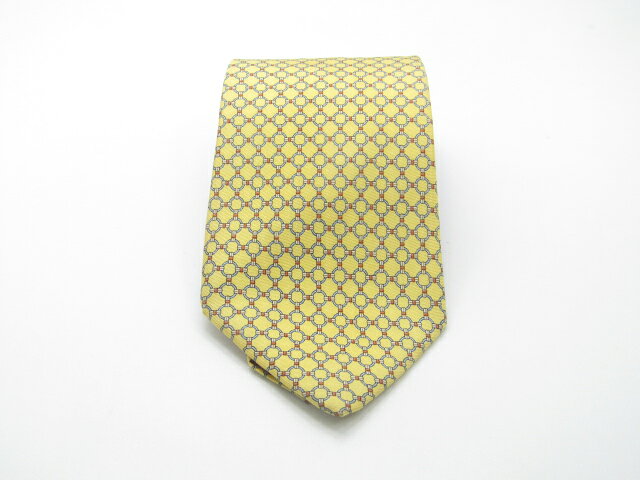 Rakuten - お買物マラソン♪全品P10倍【中古ネクタイ】【値下げ】メール便対応OKBROOKS BROTHERSブルックスブラザーズネクタイ【パターン・規則柄系】【イエロー系】【ランクAB】【ネクタイ中古】
