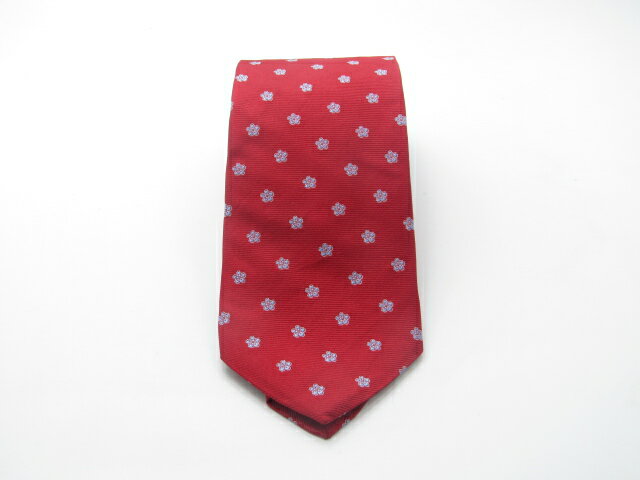 Rakuten - 月末も当店でお買物でお買い物♪P10倍【中古ネクタイ】メール便対応OKBROOKS BROTHERSブルックスブラザーズネクタイ【パターン・規則柄系】【レッド系】【ランクSA】【ネクタイ中古】