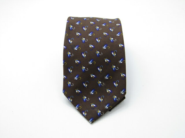 Rakuten - お買物マラソン♪全品P10倍【中古ネクタイ】【値下げ】メール便対応OKBROOKS BROTHERSブルックスブラザーズネクタイ【パターン・規則柄系】【ブラウン系】【ランクAB】【ネクタイ中古】