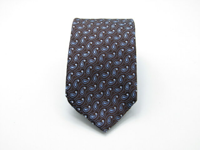 Rakuten - 月末も当店でお買物でお買い物♪P10倍【中古ネクタイ】メール便対応OKBROOKS BROTHERSブルックスブラザーズネクタイ【ペイズリー系】【ブラウン系】【ランクSA】【ネクタイ中古】