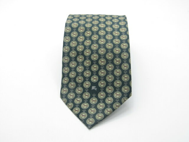 大感謝祭♪全品P10倍【売れ筋】】【値下げ】【中古ネクタイ】メール便対応OKburberrysバーバリーズネクタイ【パターン・規則柄系】【グリーン系】【ランクAB】【ネクタイ中古】