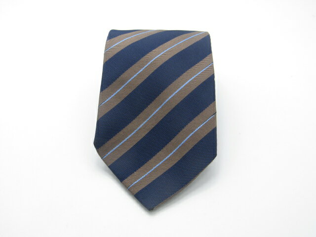 Rakuten - 月末も当店でお買物でお買い物♪P10倍【売れ筋】【値下げ】【中古ネクタイ】メール便対応OKdunhill ダンヒルネクタイ【ストライプ・レジメンタル系】【ネイビー系】【ランクAB】【ネクタイ中古】