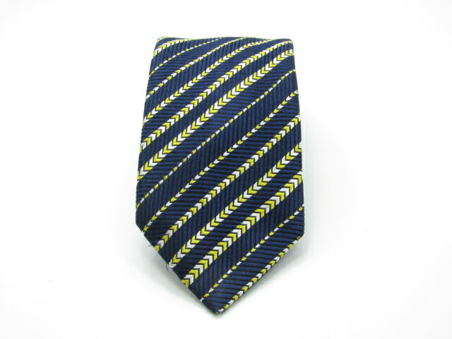 Rakuten - 月末も当店でお買物でお買い物♪P10倍【売れ筋】【中古ネクタイ】メール便対応OKdunhill ダンヒルネクタイ【ストライプ・レジメンタル系】【ネイビー系】【ランクA】【ネクタイ中古】
