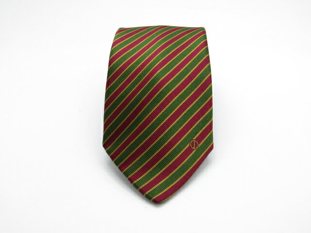 DUNHILL - お買い物マラソン♪全品P10倍【売れ筋】【中古ネクタイ】メール便対応OKdunhill ダンヒルネクタイ【ストライプ・レジメンタル系】【グリーン系】【ランクA】【ネクタイ中古】