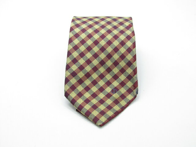 Rakuten - 月末も当店でお買物でお買い物♪P10倍【売れ筋】【大処分】【中古ネクタイ】メール便対応OKdunhill ダンヒルネクタイ【チェック系】【ベージュ系】【ランクB】【ネクタイ中古】