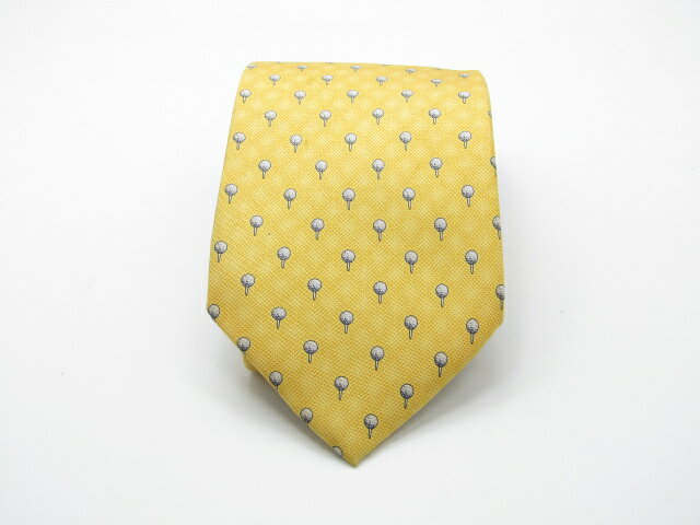 Rakuten - 月末も当店でお買物でお買い物♪P10倍【売れ筋】【中古ネクタイ】メール便対応OKdunhill ダンヒルネクタイ【パターン・規則柄系】【オレンジ系】【ランクAB】【ネクタイ中古】