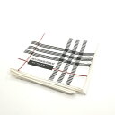 ワンダフルデー♪全品P10倍メール便対応OK【売れ筋】【限定1枚】【未使用ハンカチ】BURBERRYバーバリーハンカチ【ホワイト系】