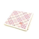 ワンダフルデー♪全品P10倍メール便対応OK【売れ筋】【未使用ハンカチ】BURBERRYバーバリーハンカチ【ピンク系】