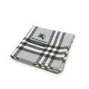 ワンダフルデー♪全品P10倍メール便対応OK【売れ筋】【未使用ハンカチ】BURBERRYバーバリーハンカチ【グレー系】
