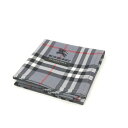 ワンダフルデー♪全品P10倍メール便対応OK【売れ筋】【未使用ハンカチ】BURBERRYバーバリーハンカチ【ブルーグレー系】