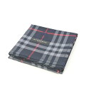ワンダフルデー♪全品P10倍メール便対応OK【売れ筋】【未使用ハンカチ】BURBERRYバーバリーハンカチ【ネイビー系】